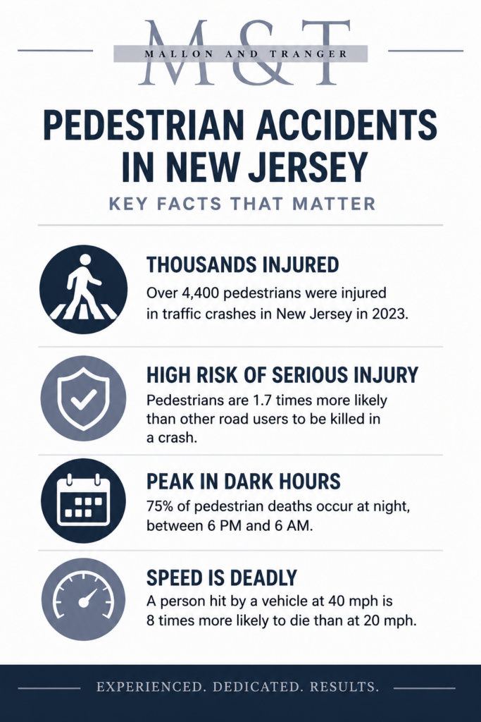 NJ Pedestrian Accident Infographic