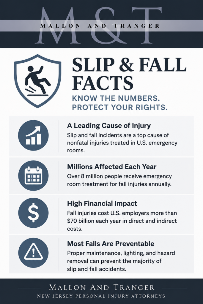 NJ Slip and Fall Infographic