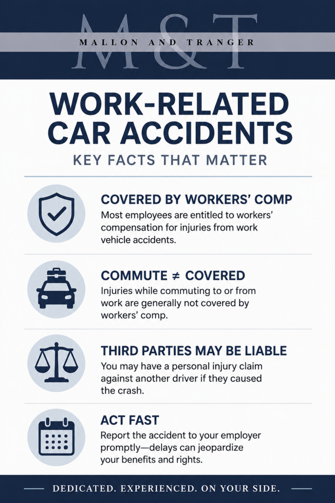 NJ Work Related Car Accident Infographic
